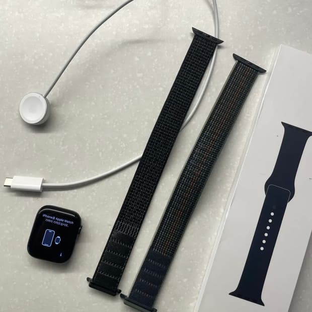 애플워치 8 gps 45mm 미드나이트