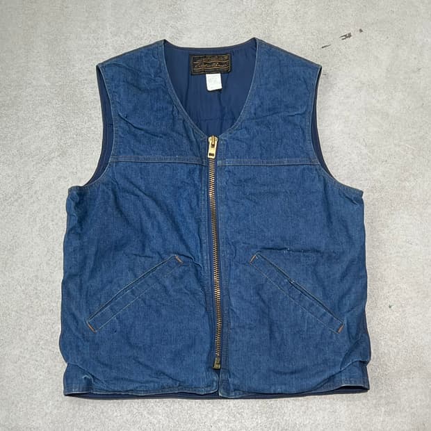 에디바우어 워크 데님 베스트 s10309