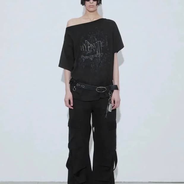 보헤미안서울 HYPNOTIC BOATNECK T, BLACK