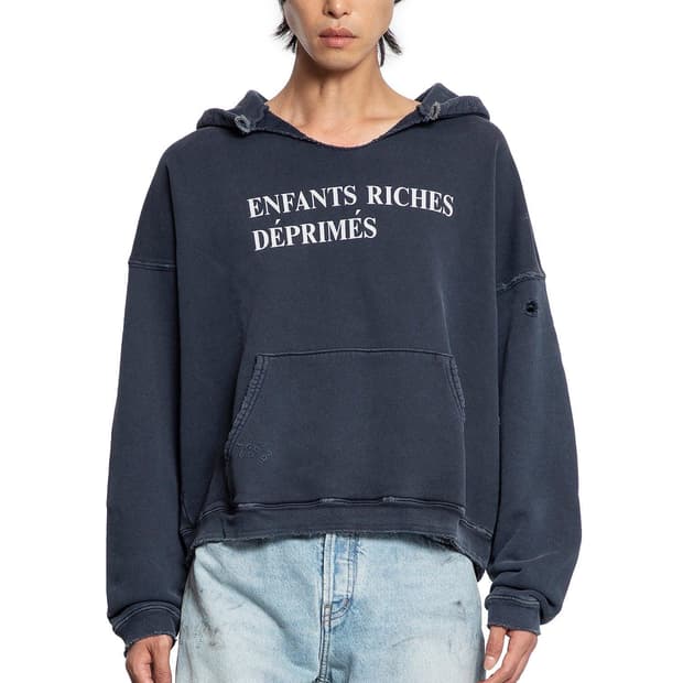 [L]ERD 클래식 로고 후드 네이비