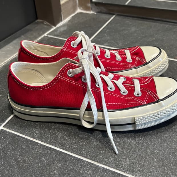 컨버스 척70 에나멜 레드