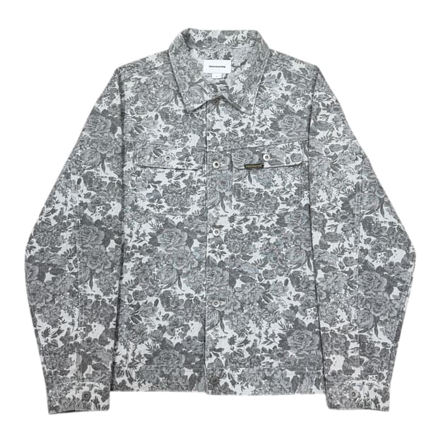 디스이즈네버댓 플로럴 플라워 트러커 자켓 그레이 L