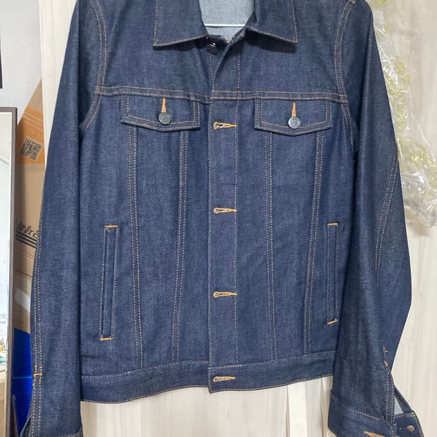 A.P.C. 생지 데님 청자켓 S사이즈