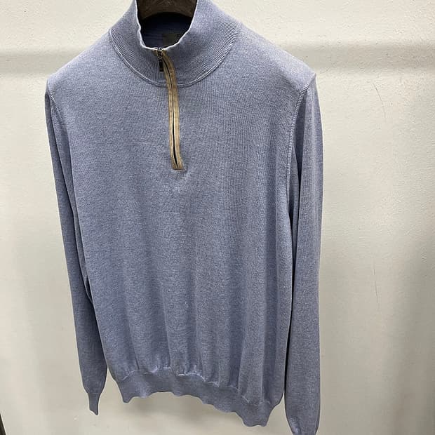 105) 까날리 이태리 반집업 니트