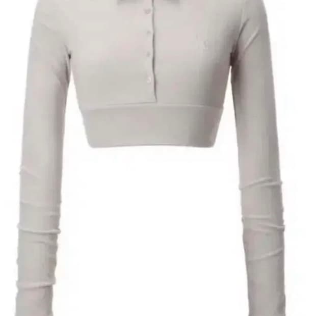 쓰리타임즈 카라 니트탑 베이지