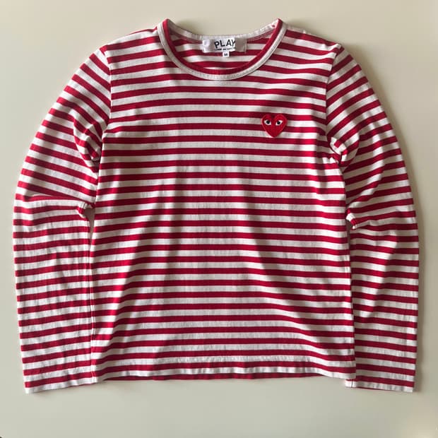 COMME DES GARCONS Stripe Long Sleeve 일본제