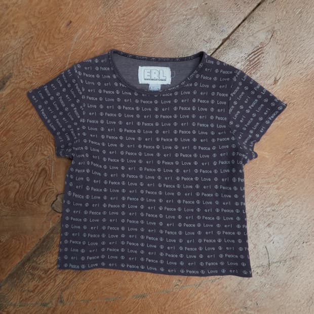 [S,M]이알엘 ERL 26ss 자카드 베이비 티셔츠