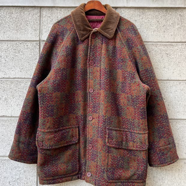 90s MISSONI SPORT AZTEC WOOL 미쏘니스포츠 울자켓