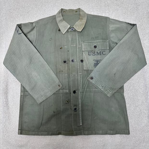 WW2 40s USMC P-44 HBT Jacket