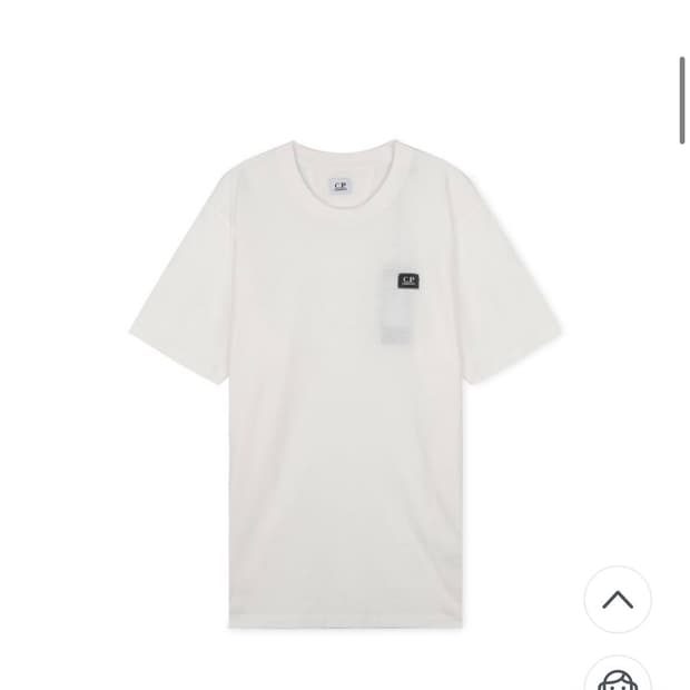 C.P. Company 패치로고 크루넥 반팔