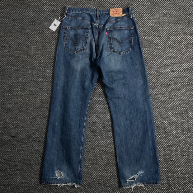 리바이스 501 레귤러 워싱 데님 팬츠o 3004