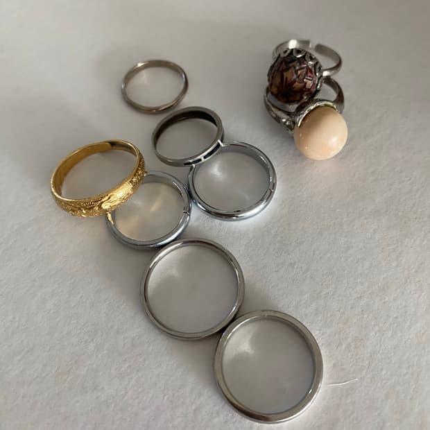 빈티지 반지 일괄