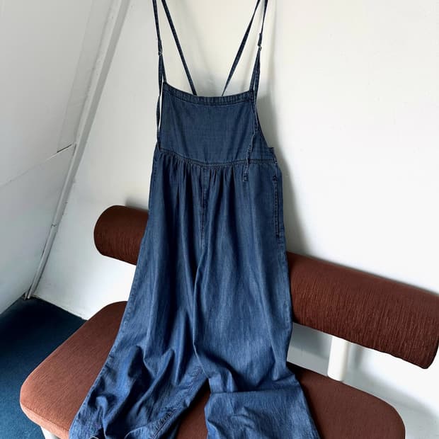2way design easy overall denim