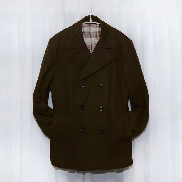 시리즈 (series) 모던 클래식 멜튼울 더블 피코트 자켓 (100+)