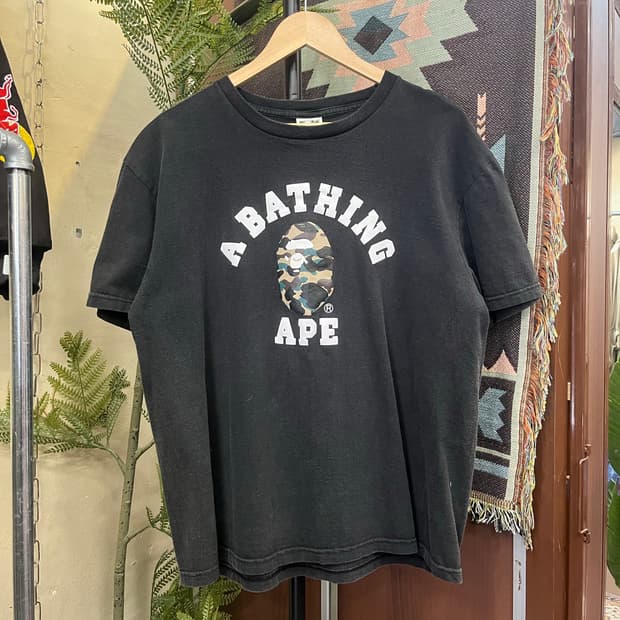 베이프 카모 컬리지 빅로고 반팔티 #csz787