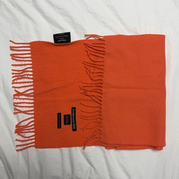 앤더슨벨 Andersson Bell 비엘라 스카프 salmon peach