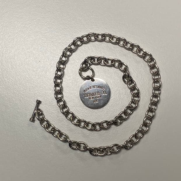 티파니 체인 은 목걸이