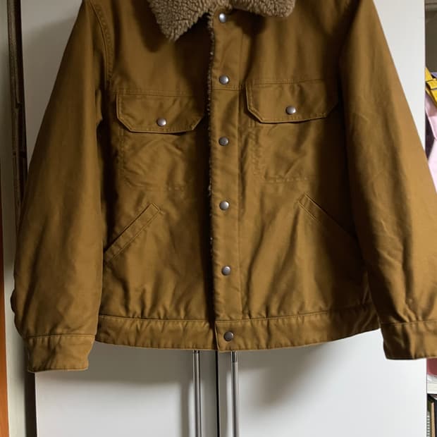 유니클로U 양털안감 트러커 자켓L