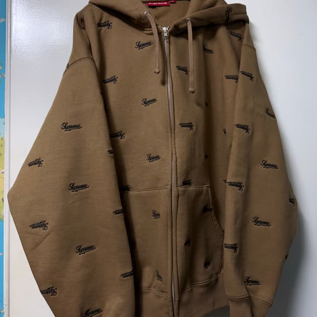 슈프림 25FW 후드집업 L