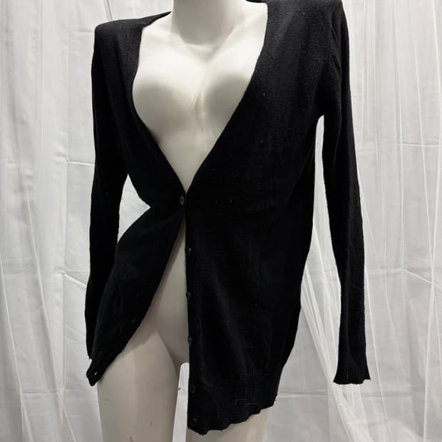 [Vintage] Black Loose Cardigan