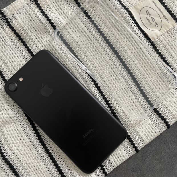 [S급]아이폰 7 블랙 128GB 해외무음판 배터리100