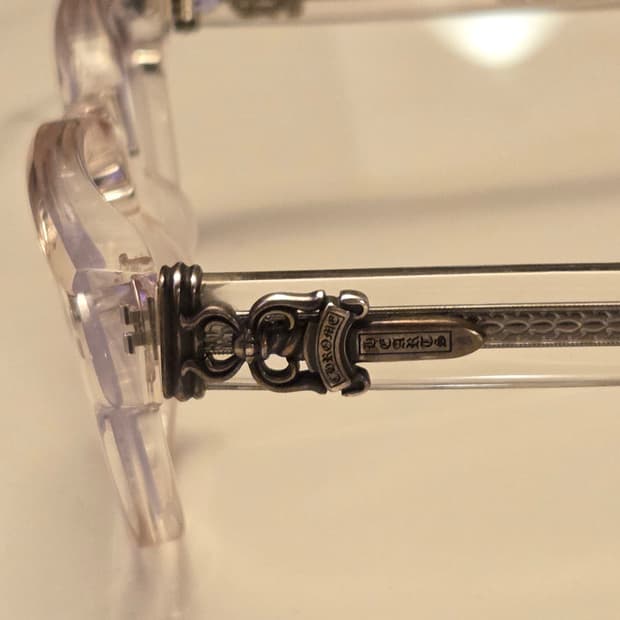 [정품] Chrome Hearts 클리어 솔 대거 안경