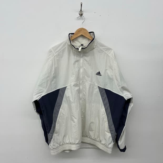 아디다스 빈티지 바람막이 절개 디테일 남성2XL