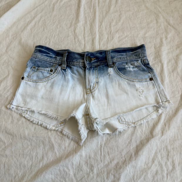 00‘s 하이틴 데님 숏팬츠