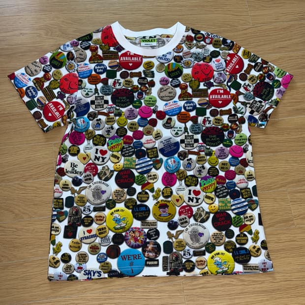바이올렛  Pins Tee S 
