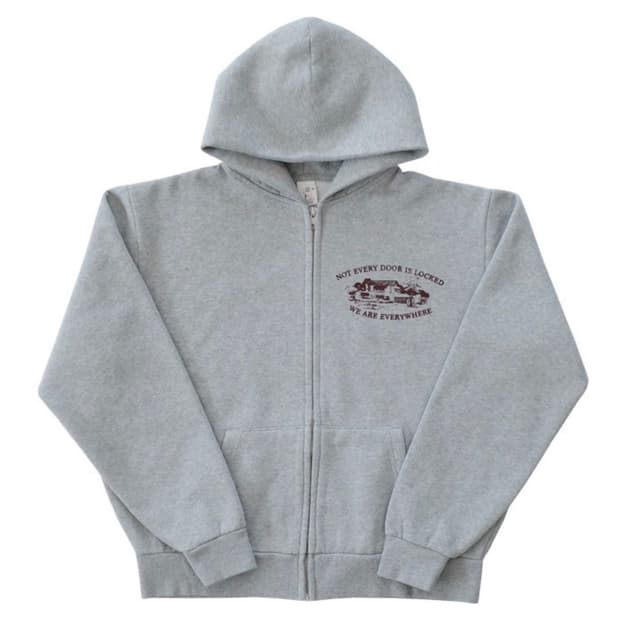 컬렉트피시스 그레이 후드집업 