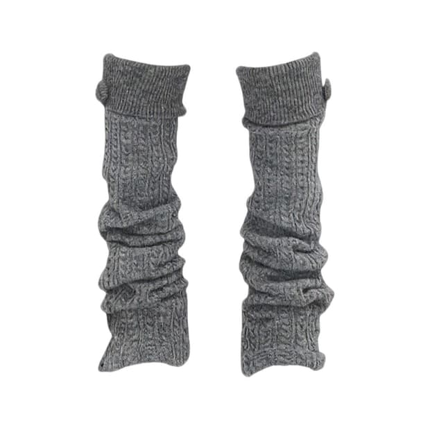 익스파이드걸 코지 레그워머 그레이