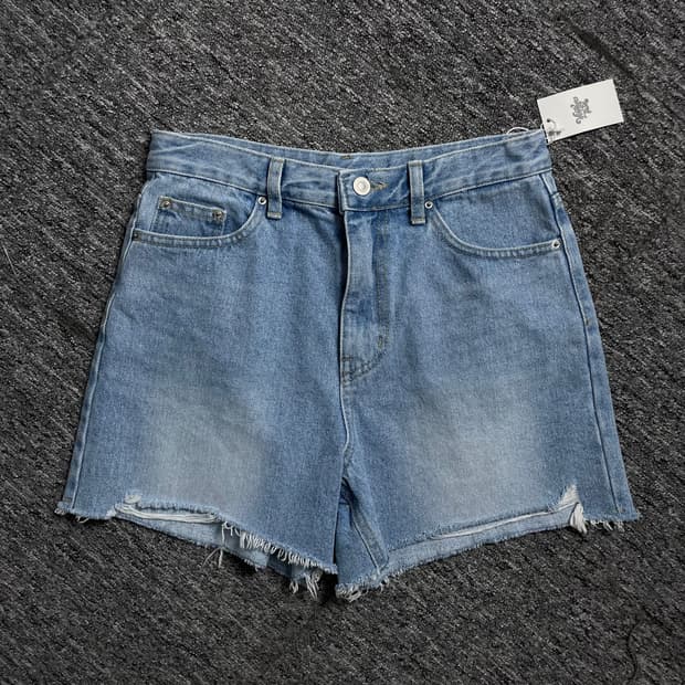 빈티지 우먼스 커팅 데님 숏 팬츠o 2403