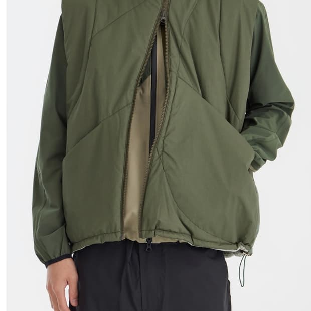 [1] j eongl i 정리 3m 신슐레이트 리버서블 베스트 그린