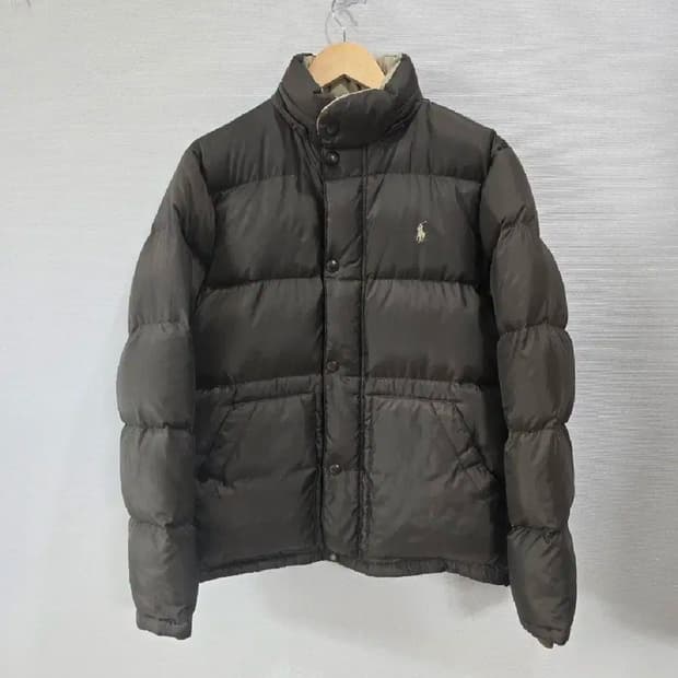 랄프로렌폴로 남성 덕다운 패딩 브라운