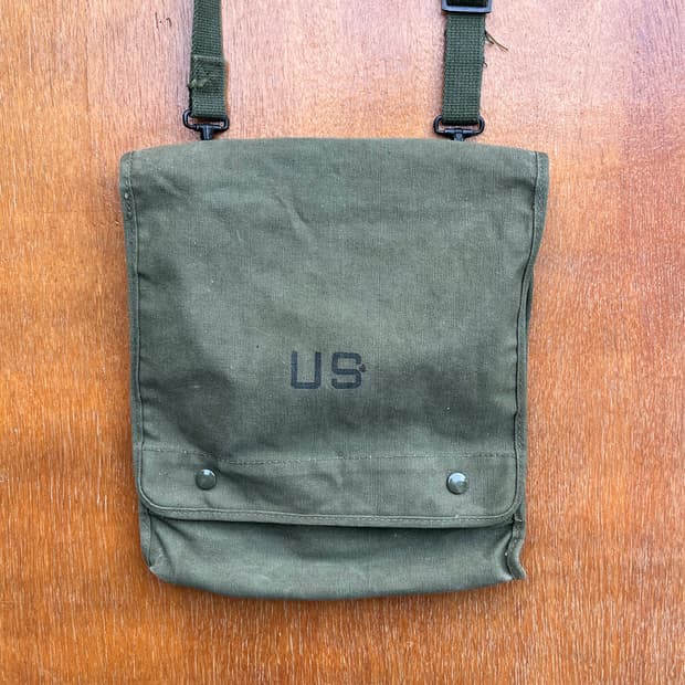 [70's Vintage] U.S. Army Map Bag