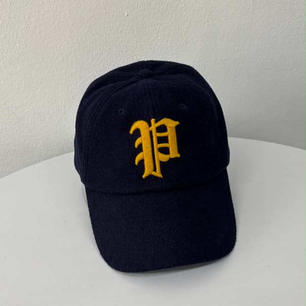 폴로 랄프로렌 울 P 로고 볼캡 모자