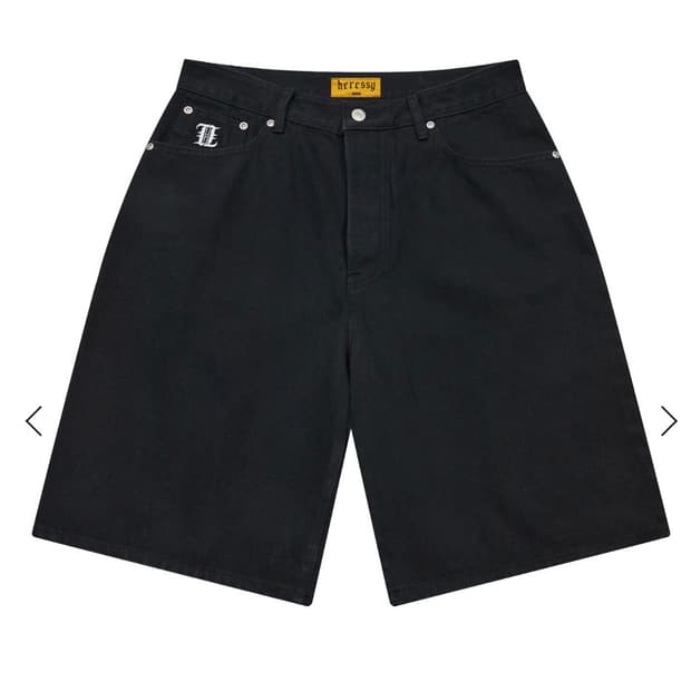 HERESSY DENIM PANTS BLACK