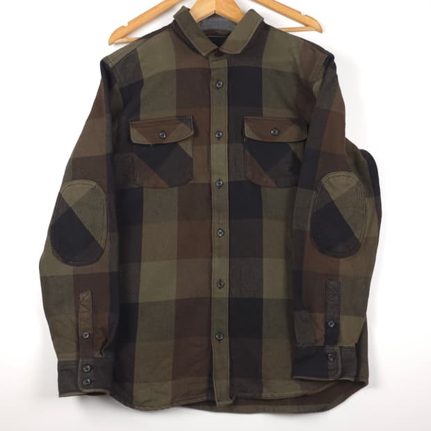 반스 코튼 체크셔츠 (M)