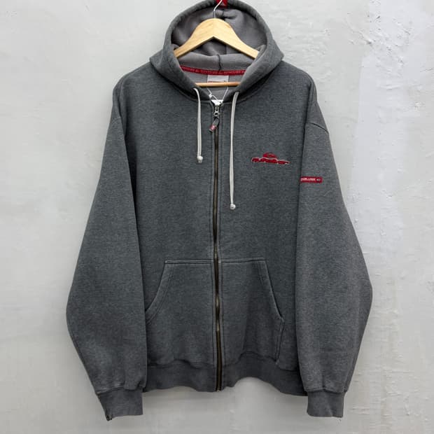 퀵 실버 00s 오버사이즈 집업 후디