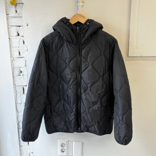 프릭스스토어 퀄팅 후드 자켓