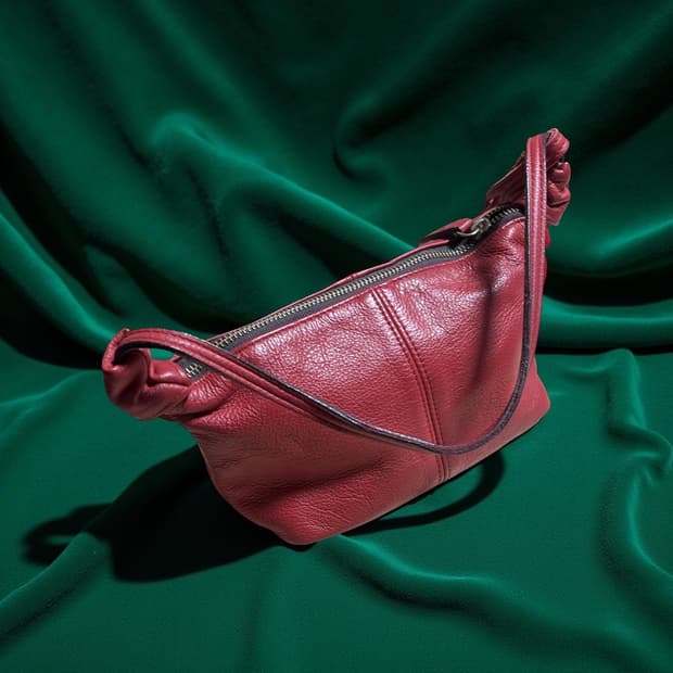 90s vintage leather phoebe Bag