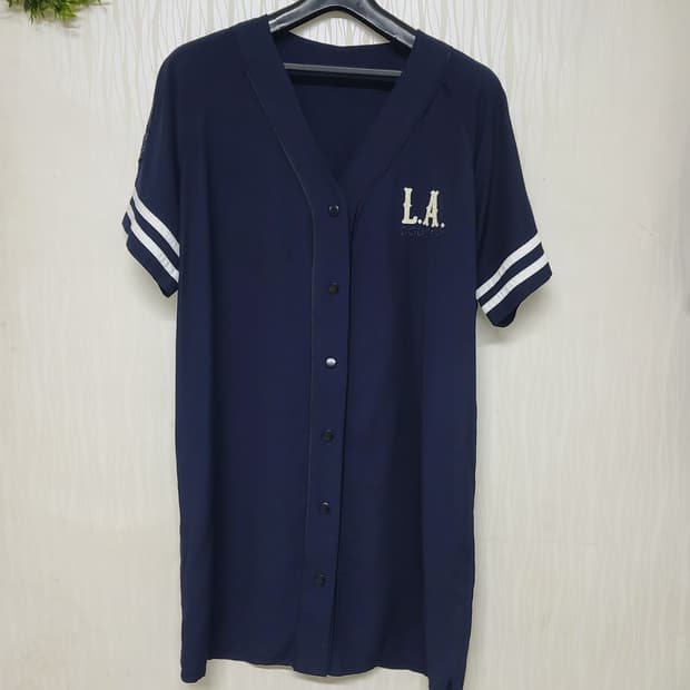 신품급  MLB  LA다저스 반팔 저지 여자 원피스100