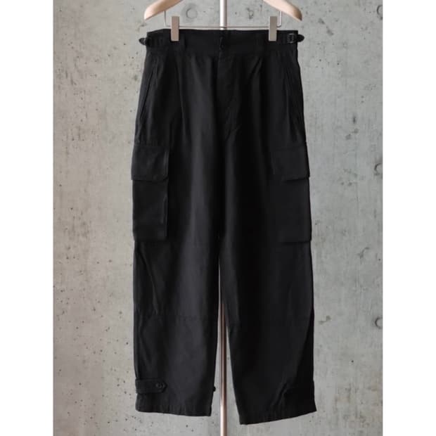 [2]코모리 프랑스군 M47 블랙 6포켓 카고팬츠