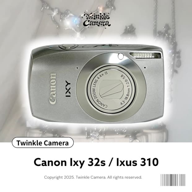 (์ธ๋ฌผ๐)Canon ixy ์บ๋
ผ ์ต์ 32S / ์บ๋
ผ ์ต์์ค 310hs