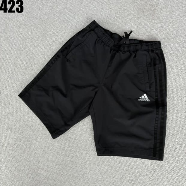 아디다스 삼선 트레이닝 반바지 블랙 xs