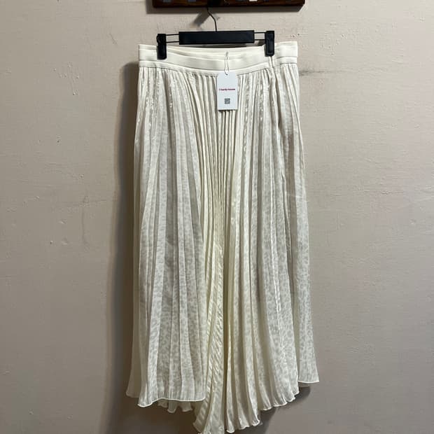 시스템 플리츠 스커트