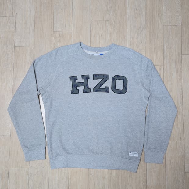 아디다스 HZO 그레이 맨투맨 티셔츠