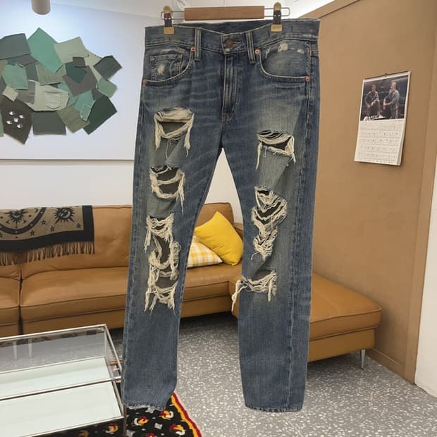 데님 앤 서플라이 데미지 디스트로이드 데님팬츠 24인치 C08430