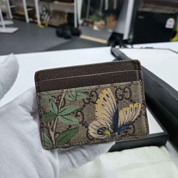 [A급컨디션]구찌 나비 카드지갑