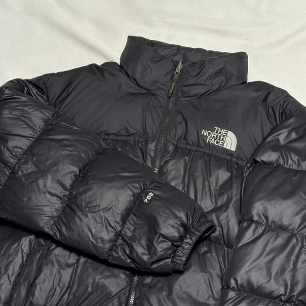 XL 노스페이스 눕시 700 블랙 패딩